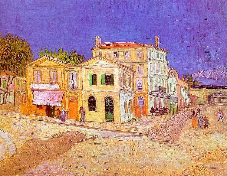 Vincent Van Gogh The Yellow House oil painting image